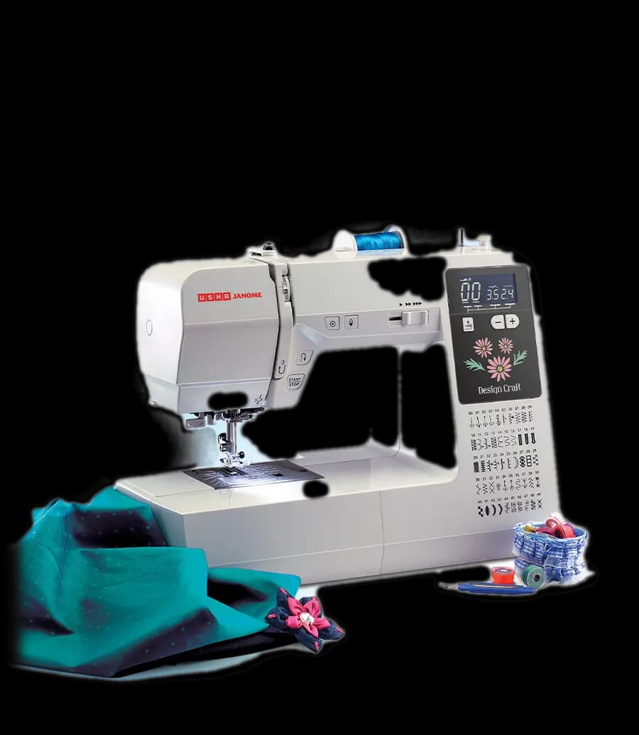 Usha Janome Design Craft computerised sewing machine