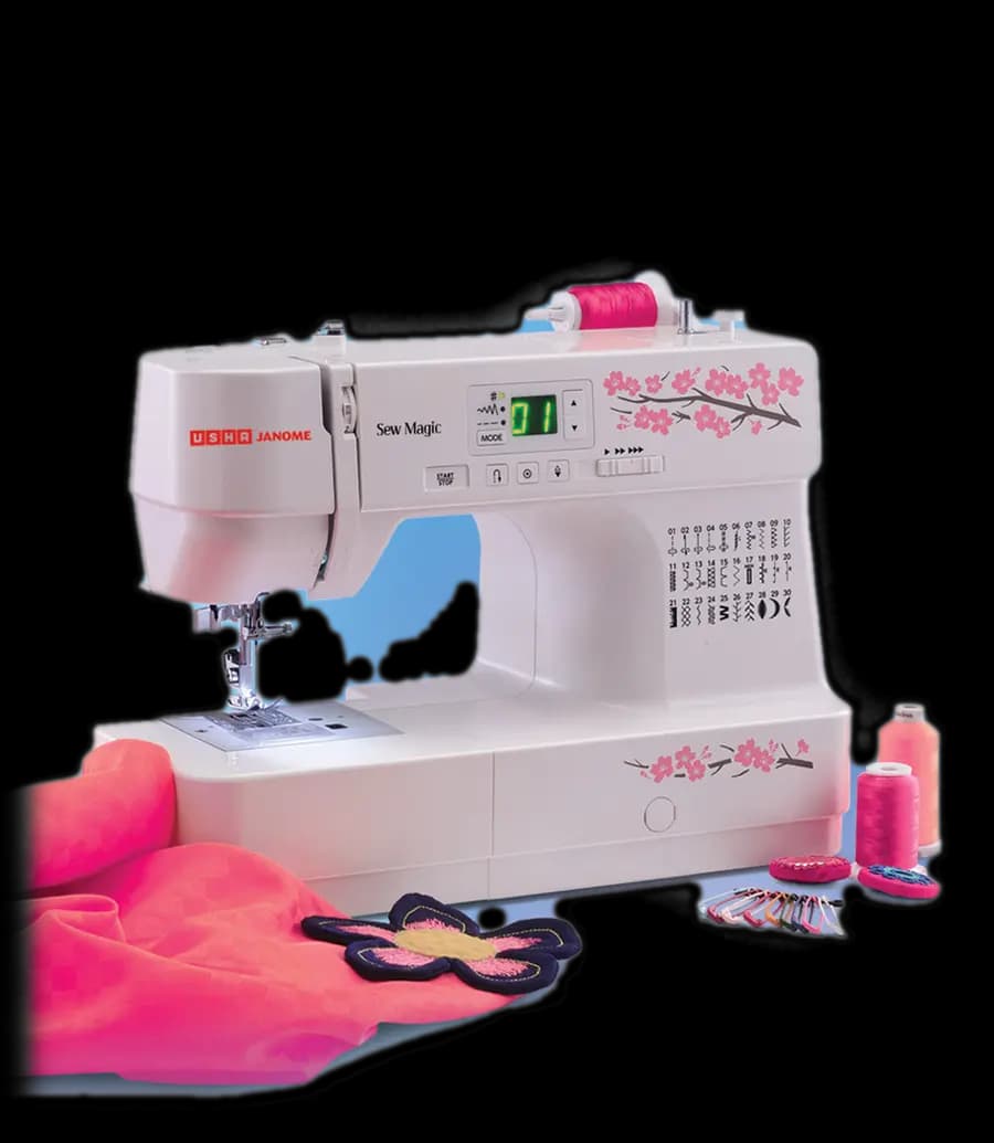 Usha Janome Sew Magic computerised sewing machine